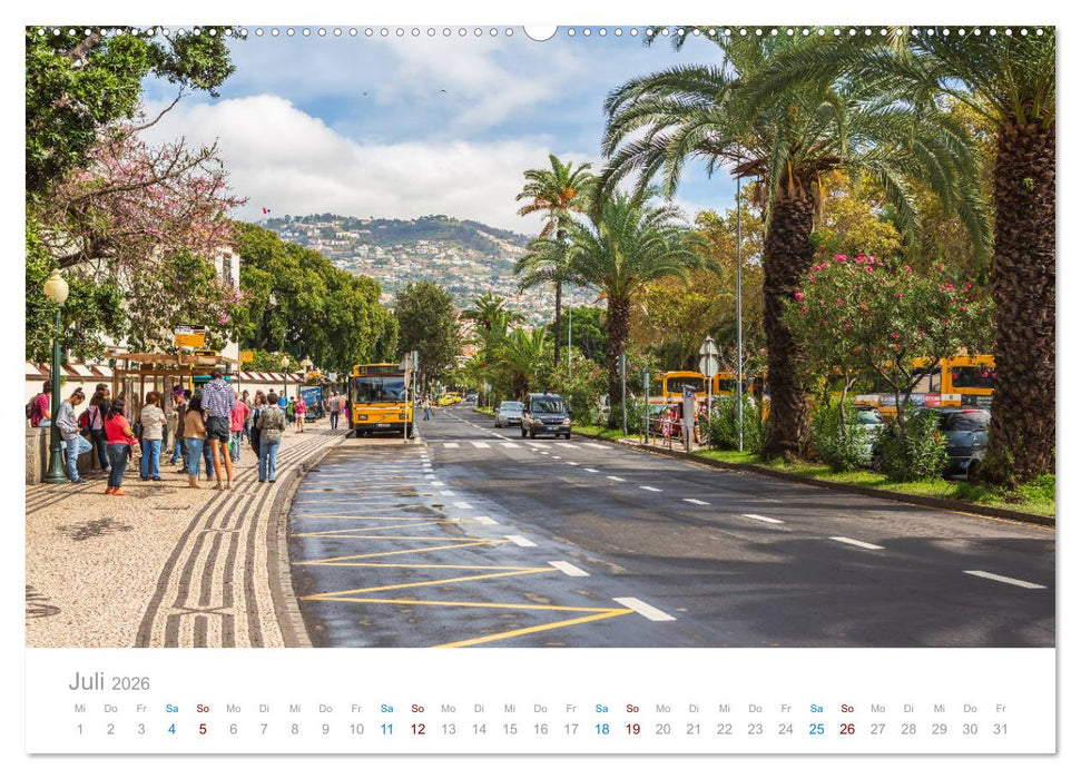 Funchal - Madeiras stolze Hauptstadt (CALVENDO Premium Wandkalender 2026)