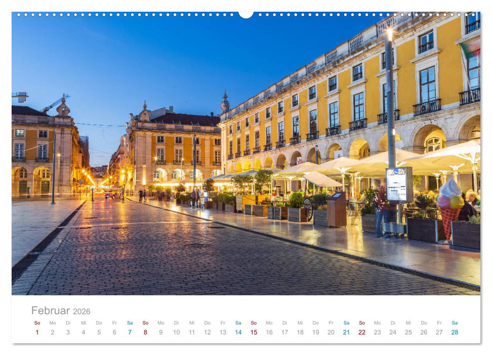 Lissabon - Stadt der Könige (CALVENDO Premium Wandkalender 2026)