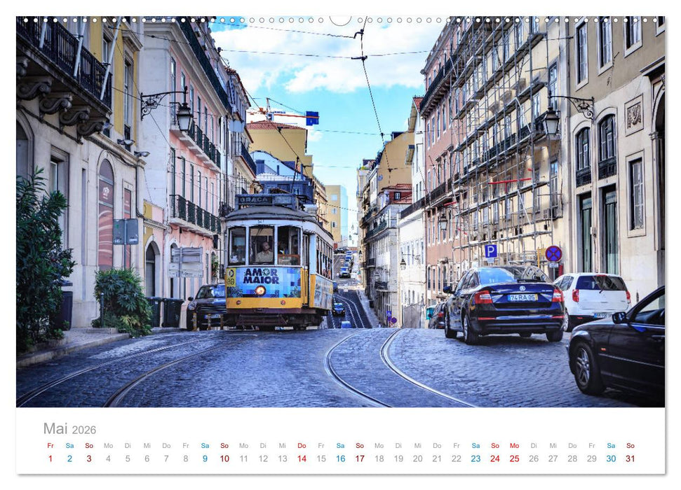 Lissabon - Stadt der Könige (CALVENDO Premium Wandkalender 2026)