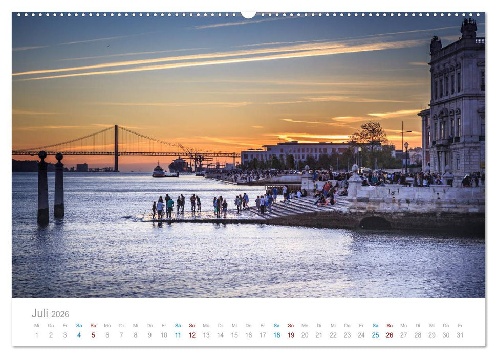 Lissabon - Stadt der Könige (CALVENDO Premium Wandkalender 2026)