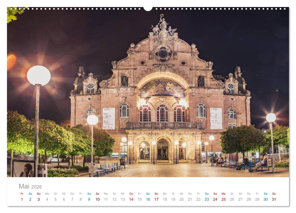 Nürnberg - Stadt der Brücken und Geschichte (CALVENDO Premium Wandkalender 2026)
