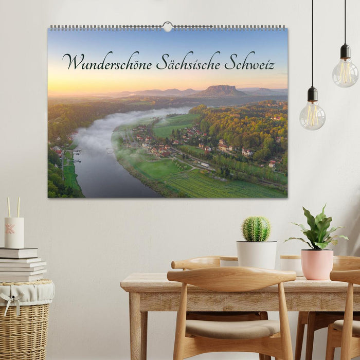 Wunderschöne Sächsische Schweiz (CALVENDO Wandkalender 2026)