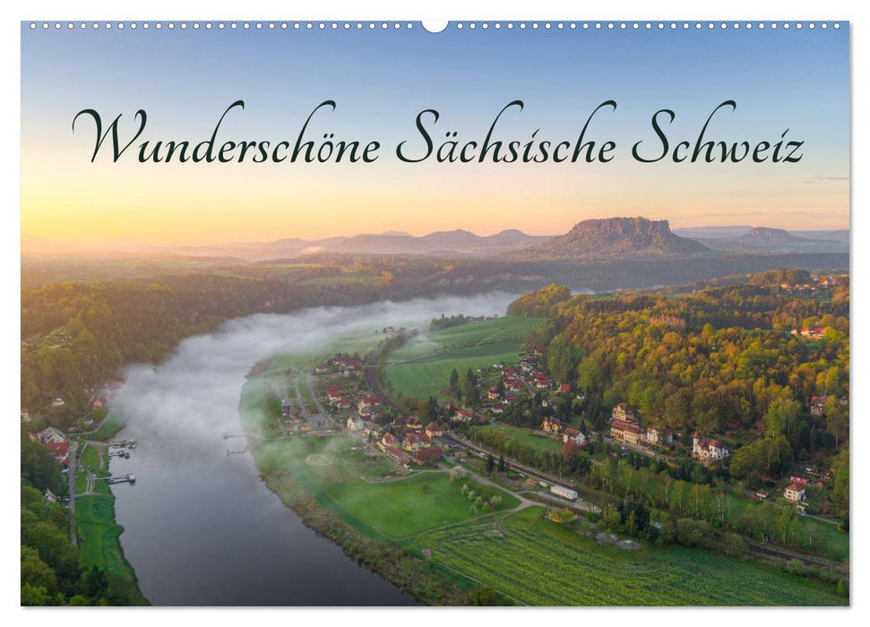 Wunderschöne Sächsische Schweiz (CALVENDO Wandkalender 2026)