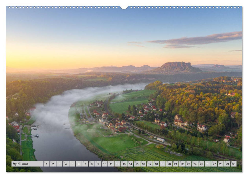 Wunderschöne Sächsische Schweiz (CALVENDO Wandkalender 2026)