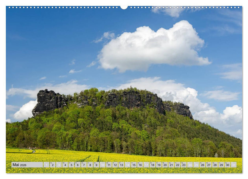 Wunderschöne Sächsische Schweiz (CALVENDO Wandkalender 2026)