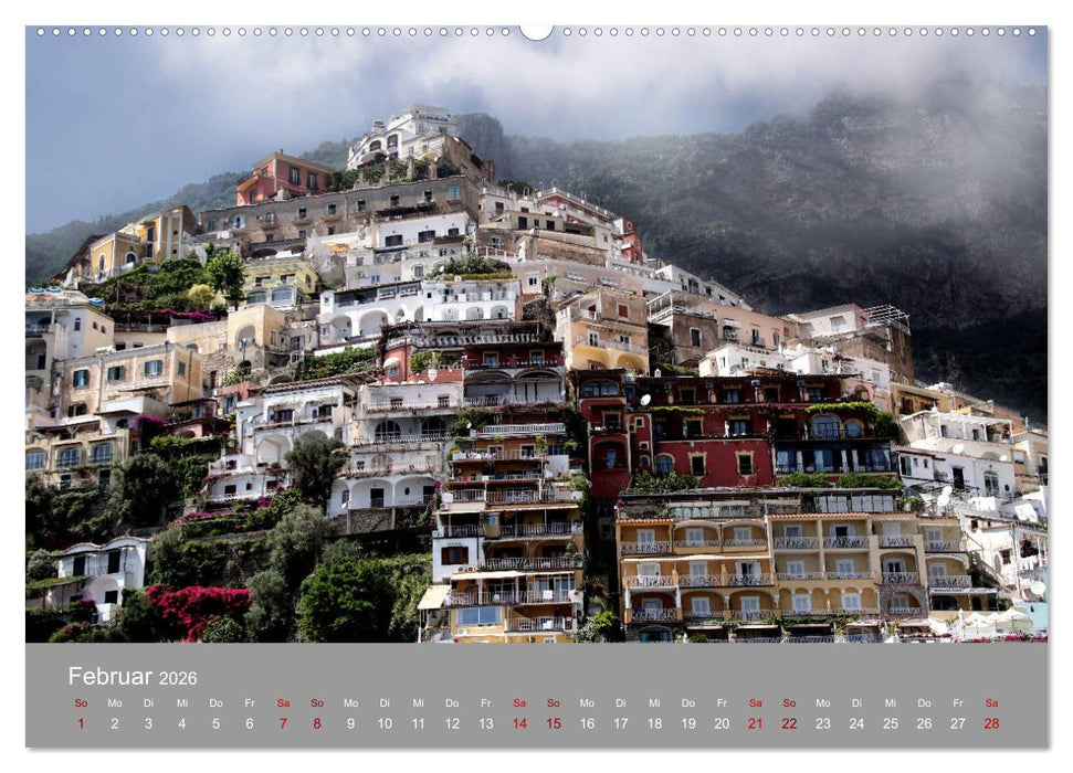 Traumlandschaft am Mittelmeer: Die Amalfiküste (CALVENDO Premium Wandkalender 2026)