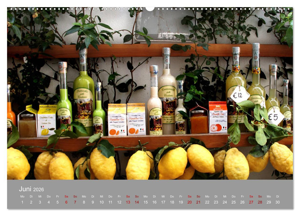 Traumlandschaft am Mittelmeer: Die Amalfiküste (CALVENDO Premium Wandkalender 2026)