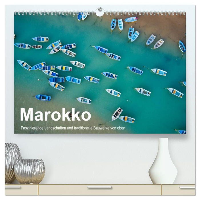 Marokko - Faszinierende Landschaften und traditionelle Bauwerke von oben (CALVENDO Premium Wandkalender 2026)