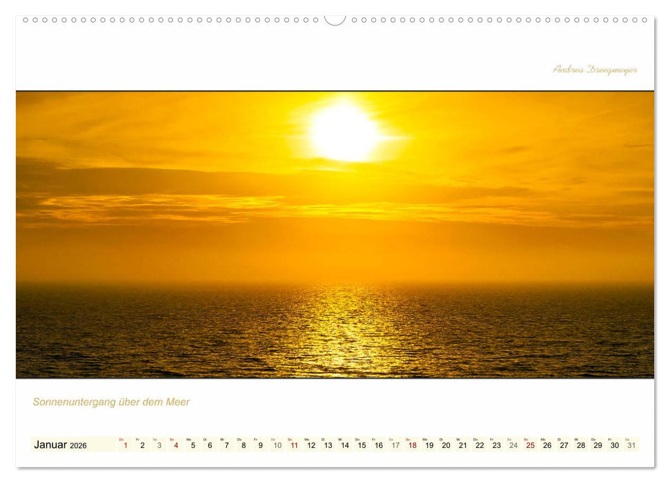 LANGEOOG PANORAMA (CALVENDO Premium Wandkalender 2026)