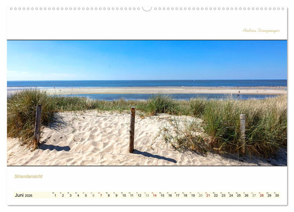 LANGEOOG PANORAMA (CALVENDO Premium Wandkalender 2026)