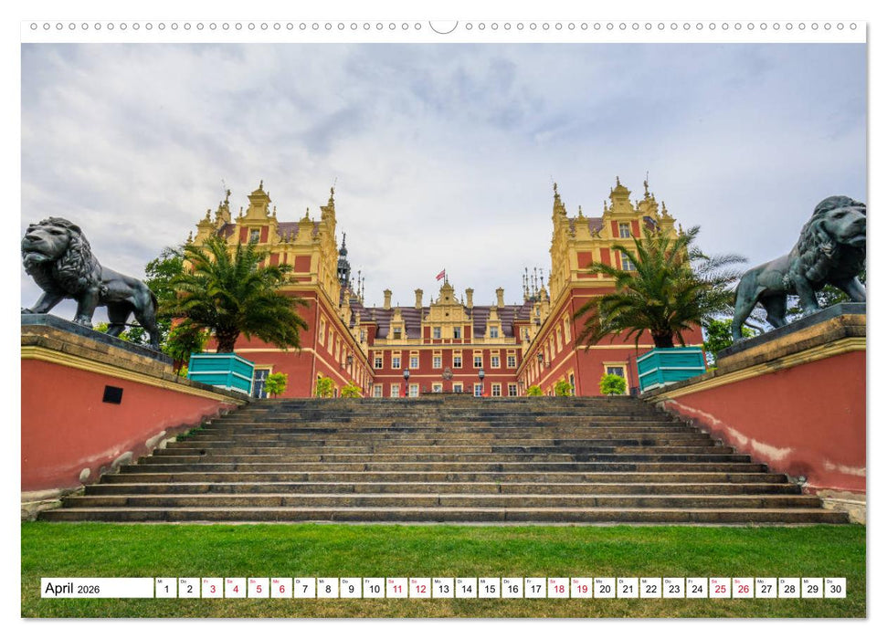 Schloss Bad Muskau (CALVENDO Premium Wandkalender 2026)