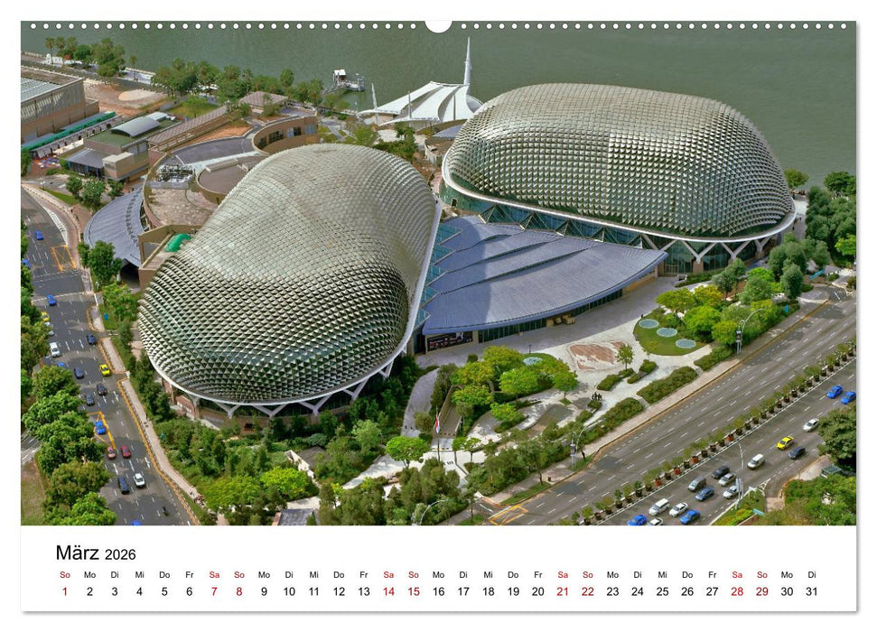 Singapur - Perle Südostasiens (CALVENDO Wandkalender 2026)