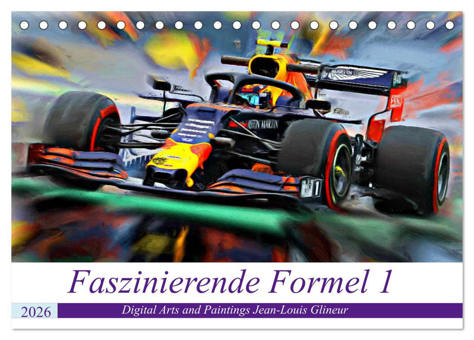 Faszinierende Formel 1 (CALVENDO Wandkalender 2026)
