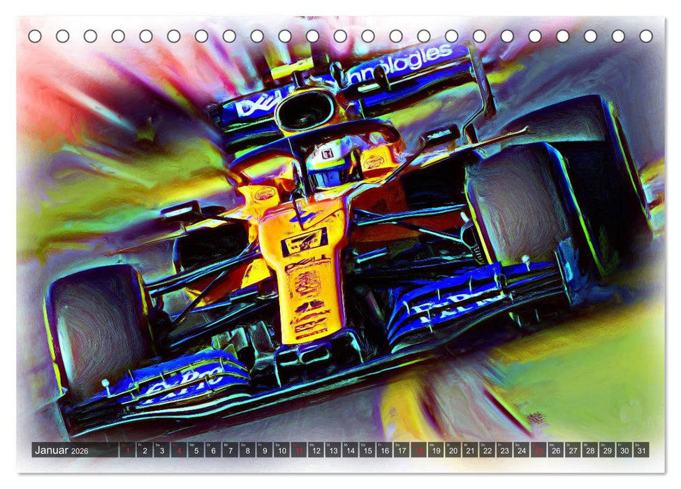 Faszinierende Formel 1 (CALVENDO Wandkalender 2026)