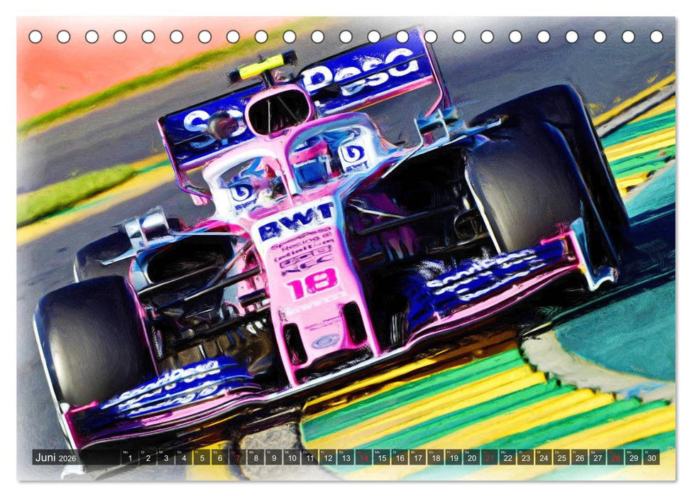 Faszinierende Formel 1 (CALVENDO Wandkalender 2026)