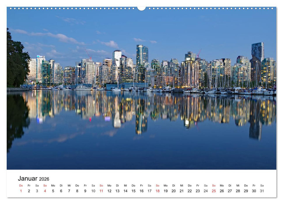 Trans-Canada: Von Vancouver nach Halifax (CALVENDO Premium Wandkalender 2026)