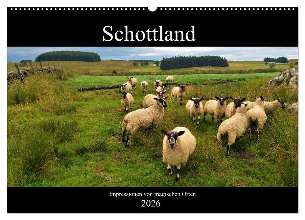 Schottland - Impressionen von magischen Orten (CALVENDO Wandkalender 2026)