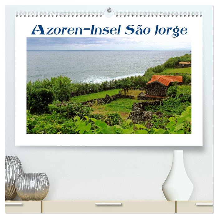 Azoren-Insel Sao Jorge – traumhafte Fajas auf dem grünsten Eiland Portugals (CALVENDO Premium Wandkalender 2026)