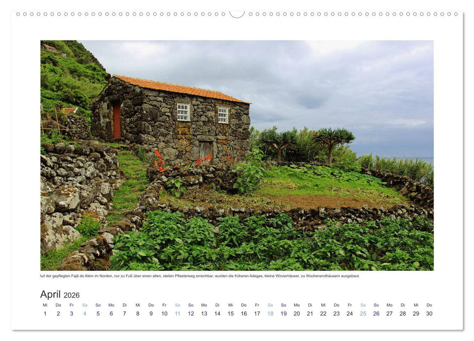Azoren-Insel Sao Jorge – traumhafte Fajas auf dem grünsten Eiland Portugals (CALVENDO Premium Wandkalender 2026)
