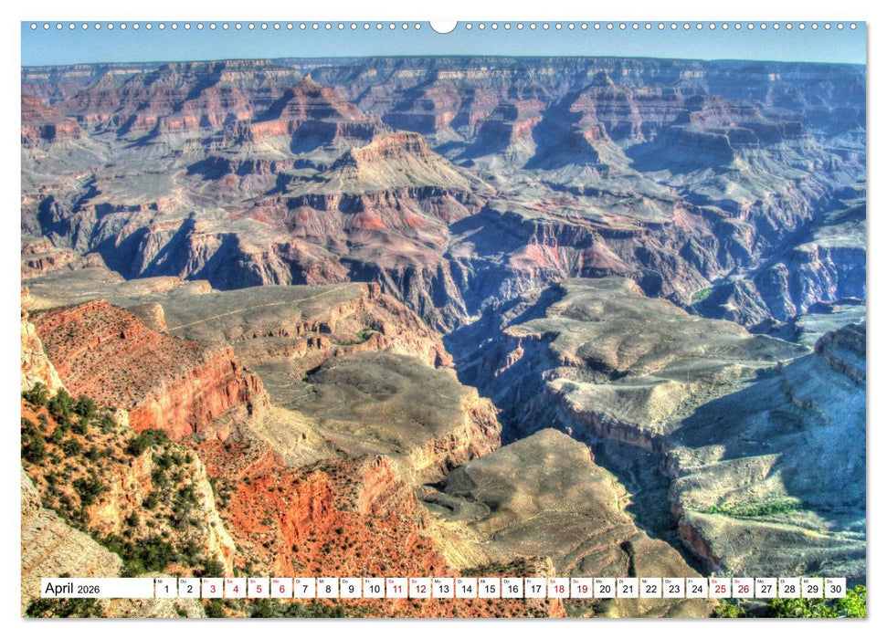 Glanzlichter der USA (CALVENDO Premium Wandkalender 2026)