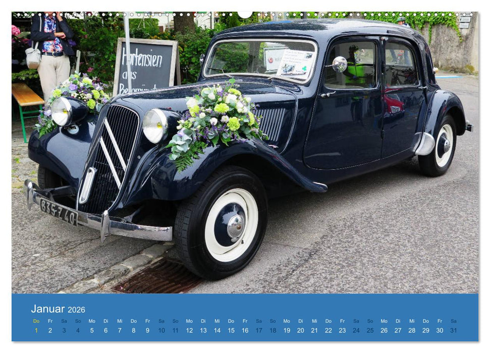 Citroen Traction Avant (CALVENDO Wandkalender 2026)