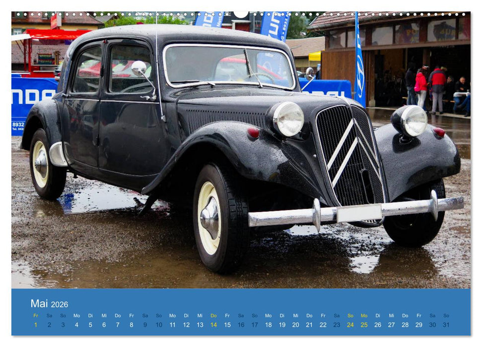 Citroen Traction Avant (CALVENDO Wandkalender 2026)