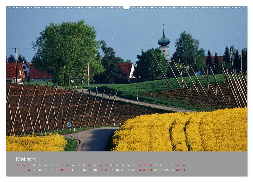 Hallertau (CALVENDO Premium Wandkalender 2026)