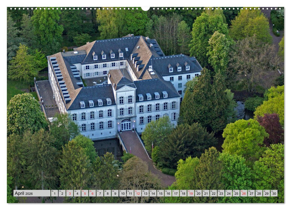 Aachen aus der Luft - Eine Fahrt mit dem Heißluftballon (CALVENDO Premium Wandkalender 2026)