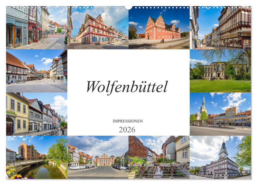 Wolfenbüttel Impressionen (CALVENDO Wandkalender 2026)