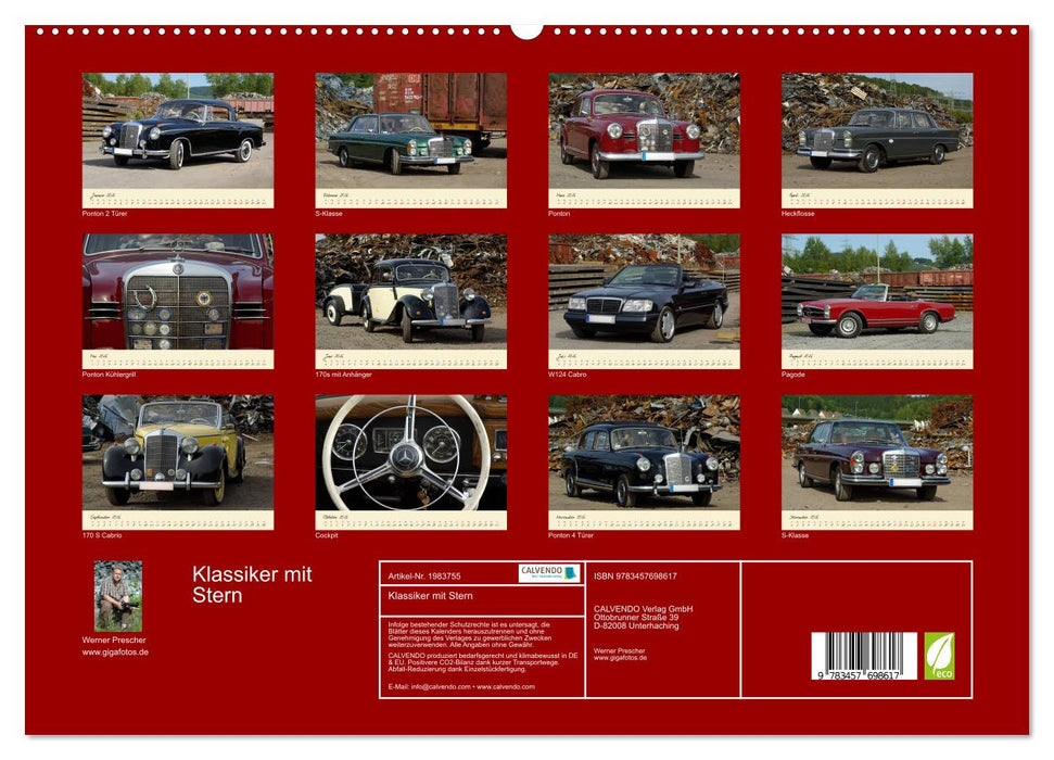 Klassiker mit Stern (CALVENDO Premium Wandkalender 2026)