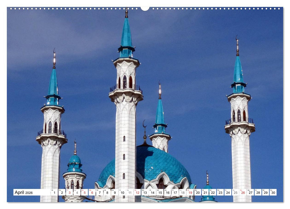 Die Kul Scharif Moschee - Architektonisches Kleinod in Kasan (CALVENDO Premium Wandkalender 2026)