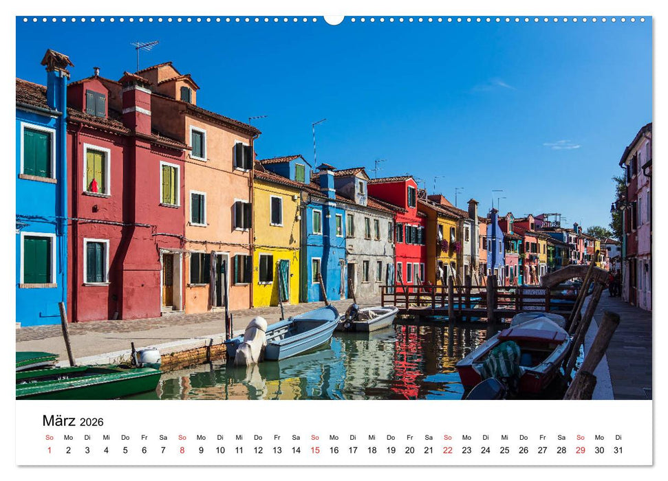Unterwegs in Venedig (CALVENDO Wandkalender 2026)
