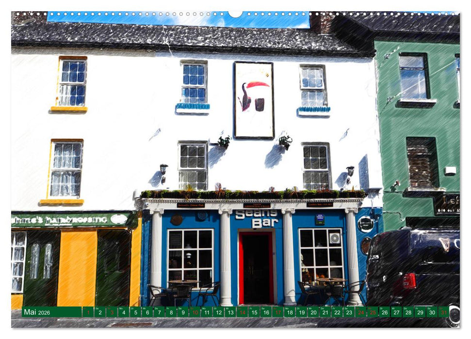Irish Pubfronts - Irlands urige Kneipen (CALVENDO Premium Wandkalender 2026)