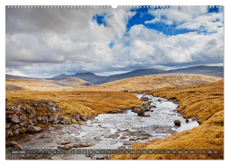 Färöer Inseln - Raue Landschaften im Atlantik (CALVENDO Premium Wandkalender 2026)