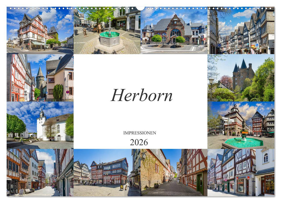 Herborn Impressionen (CALVENDO Wandkalender 2026)