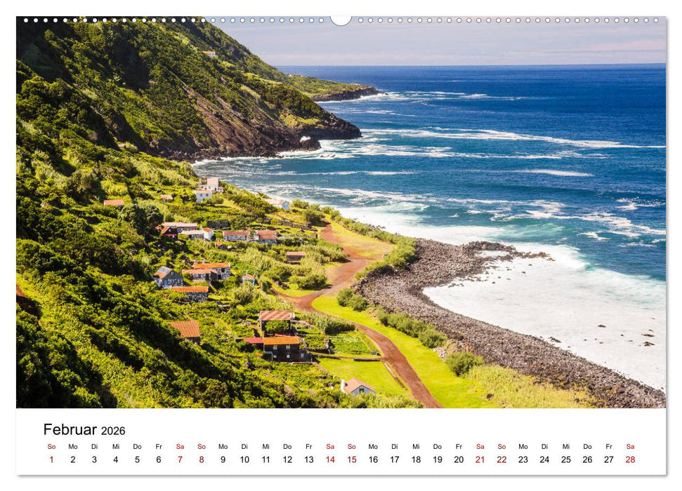 Azoren - Inseln im Atlantik (CALVENDO Premium Wandkalender 2026)
