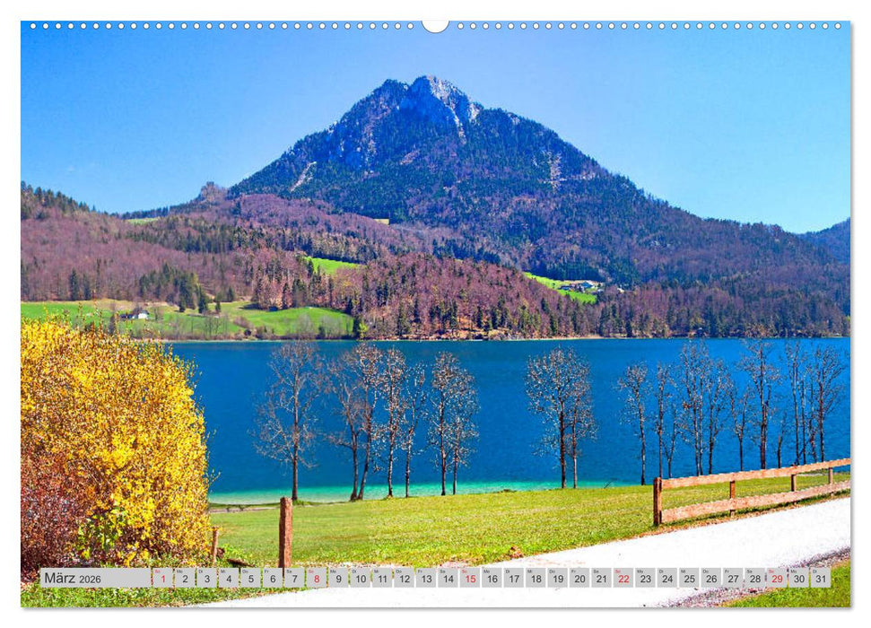 Rund um den Fuschlsee (CALVENDO Wandkalender 2026)