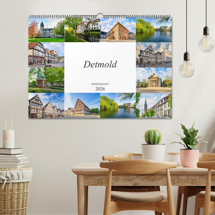 Detmold Impressionen (CALVENDO Wandkalender 2026)