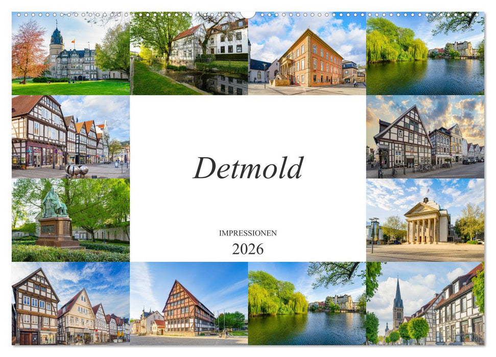 Detmold Impressionen (CALVENDO Wandkalender 2026)