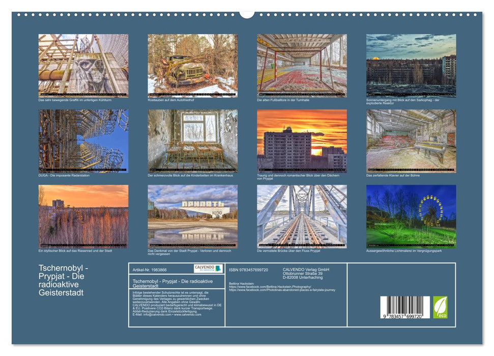 Tschernobyl - Prypjat - Die radioaktive Geisterstadt (CALVENDO Premium Wandkalender 2026)