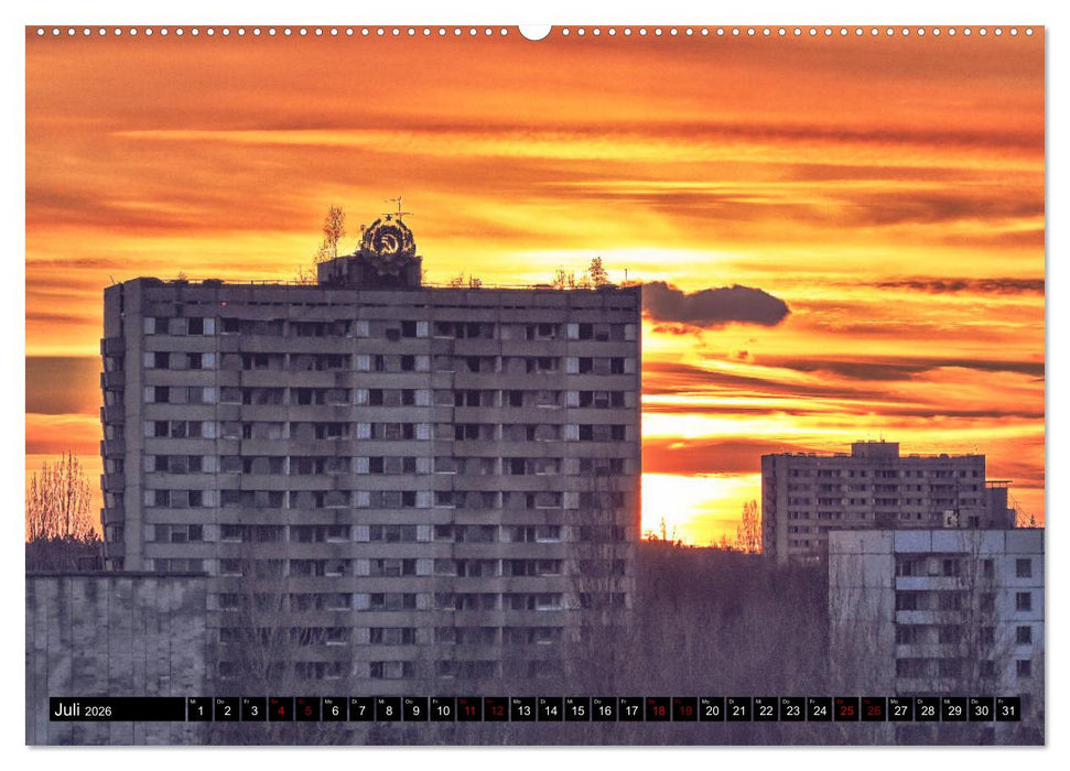 Tschernobyl - Prypjat - Die radioaktive Geisterstadt (CALVENDO Premium Wandkalender 2026)