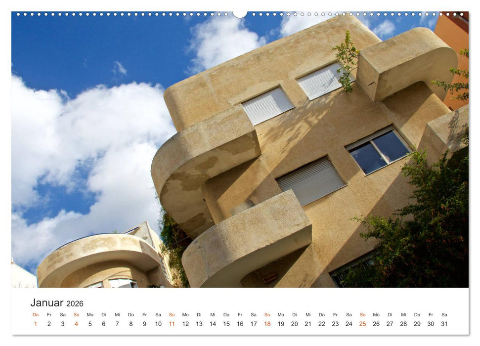 TEL AVIV Fassaden (CALVENDO Premium Wandkalender 2026)