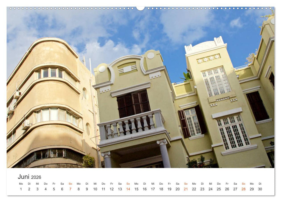 TEL AVIV Fassaden (CALVENDO Premium Wandkalender 2026)