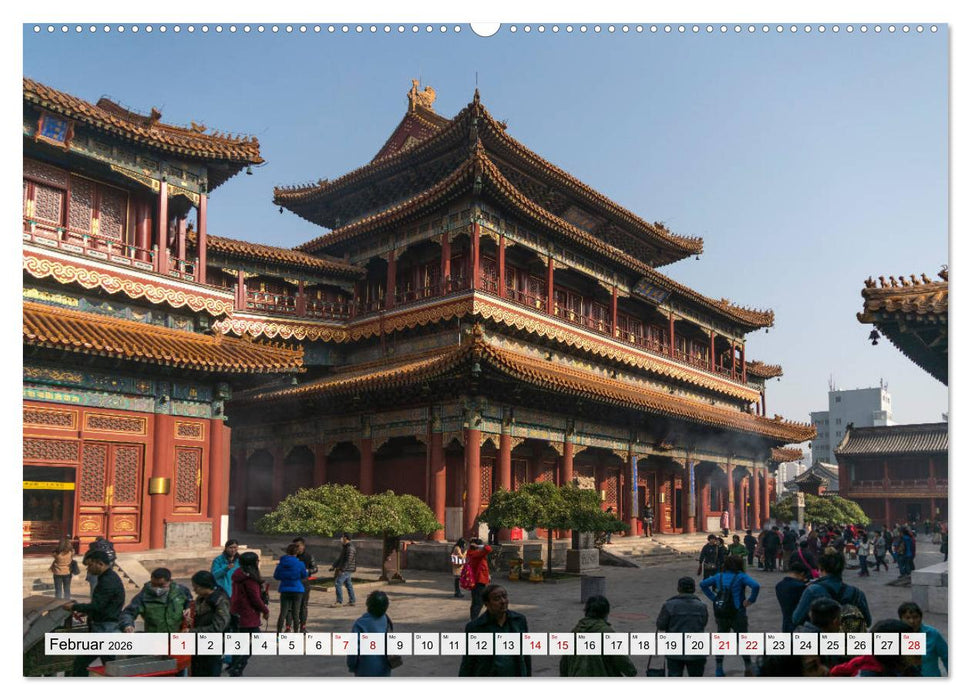 Asiens Tempel (CALVENDO Premium Wandkalender 2026)