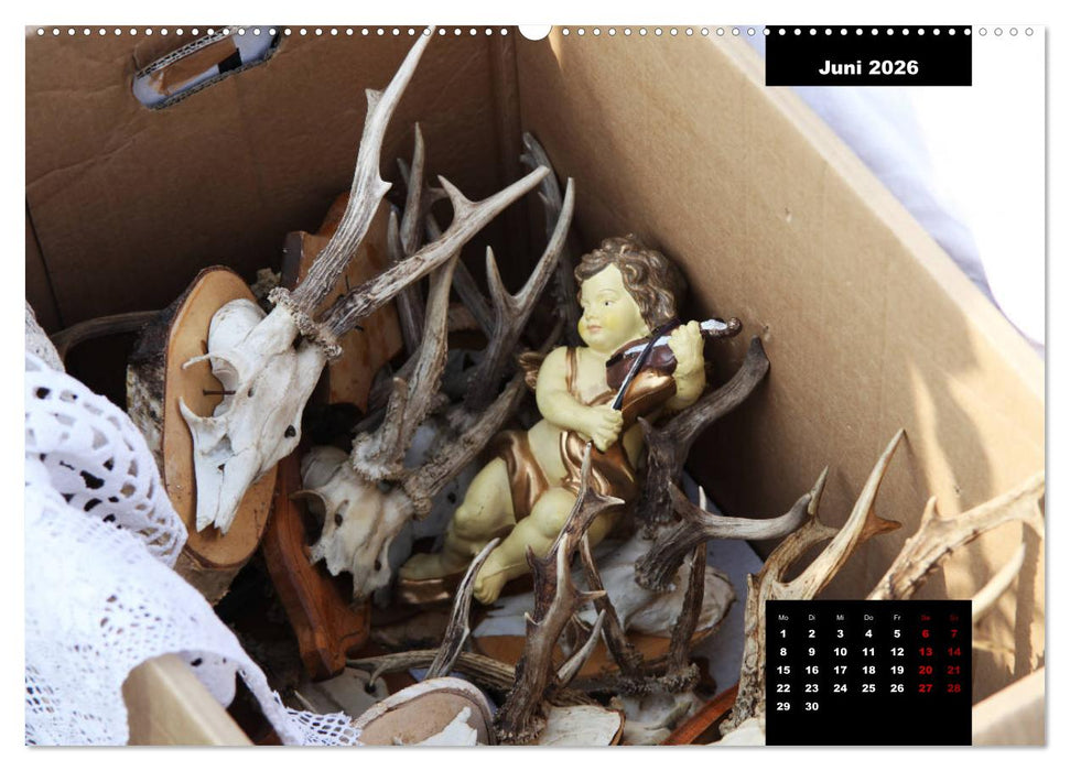 Trödel, Flohmarkt & Antikes (CALVENDO Wandkalender 2026)