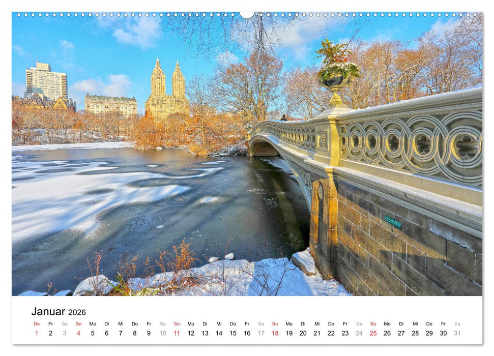 New York - New York. Impressionen der Mega-City (CALVENDO Premium Wandkalender 2026)