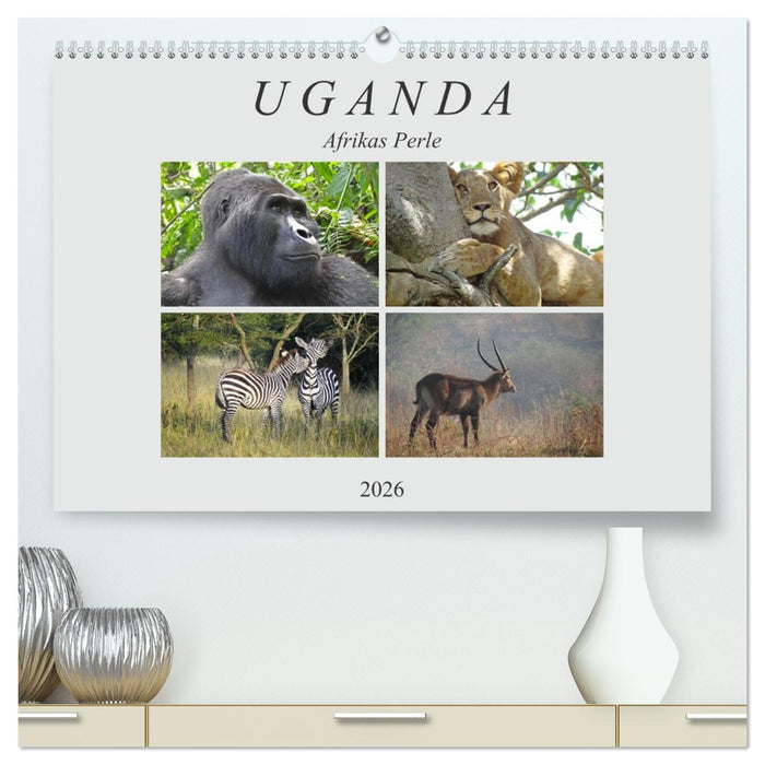 Afrikas Perle Uganda (CALVENDO Premium Wandkalender 2026)