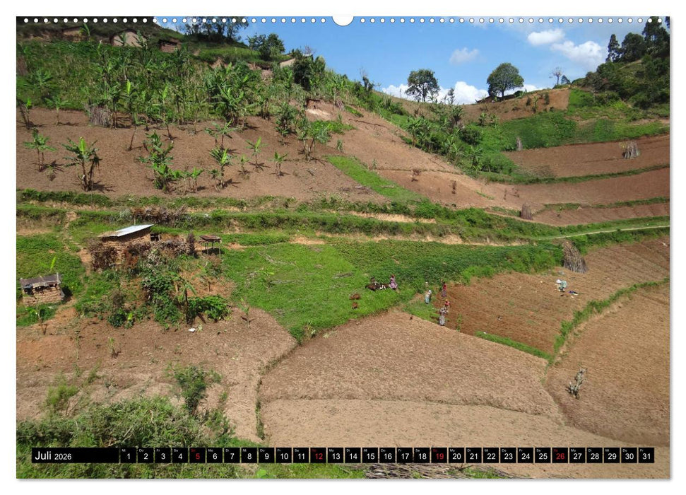 Afrikas Perle Uganda (CALVENDO Premium Wandkalender 2026)