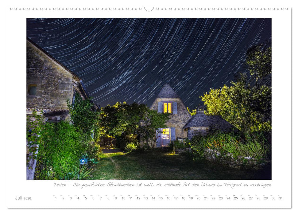 Sehnsucht Perigord - Frankreichs Südwesten an der Dordogne (CALVENDO Premium Wandkalender 2026)