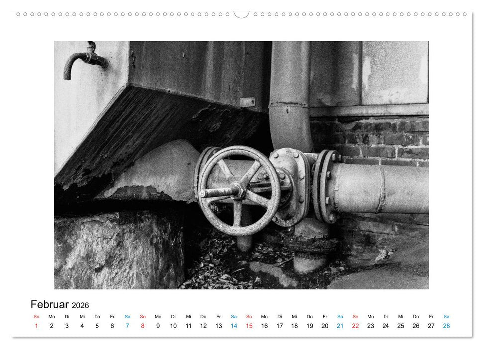Die große Stille – Industriekultur im Revier (CALVENDO Premium Wandkalender 2026)